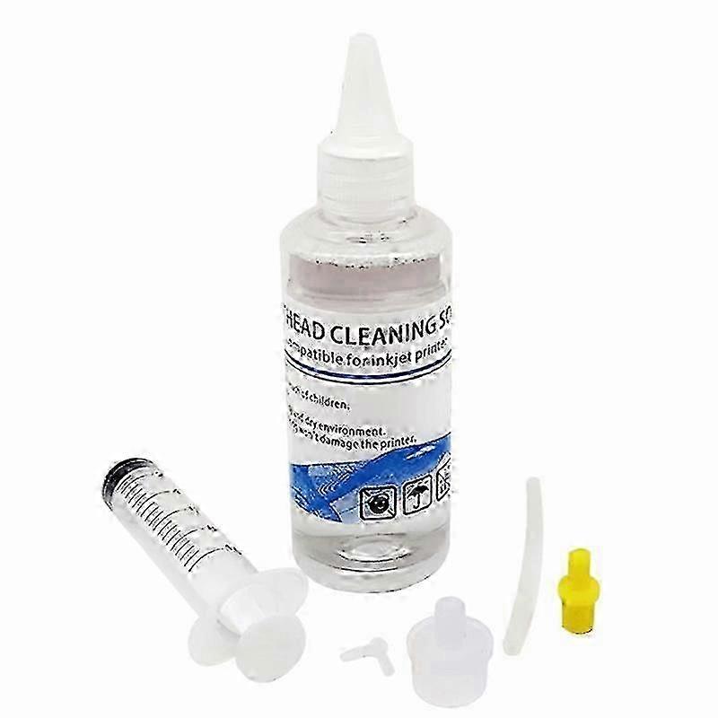 Print Head Cleaning Fluid Compatible with Epson Canon Brother HP Printer Maintenance Solution
