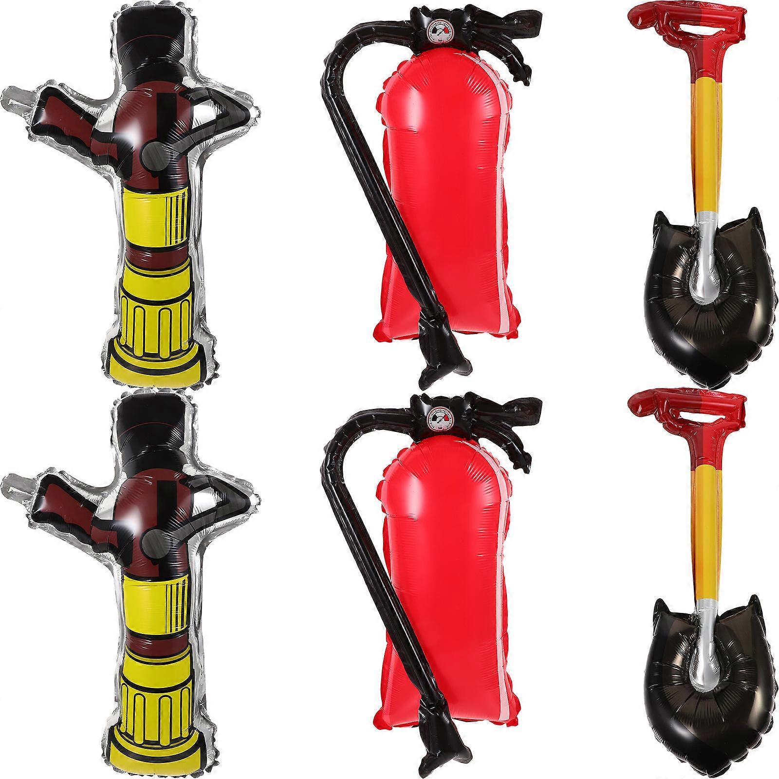 Inflatable Fire Extinguisher Balloons for Firefighting Party 1Set Decoration