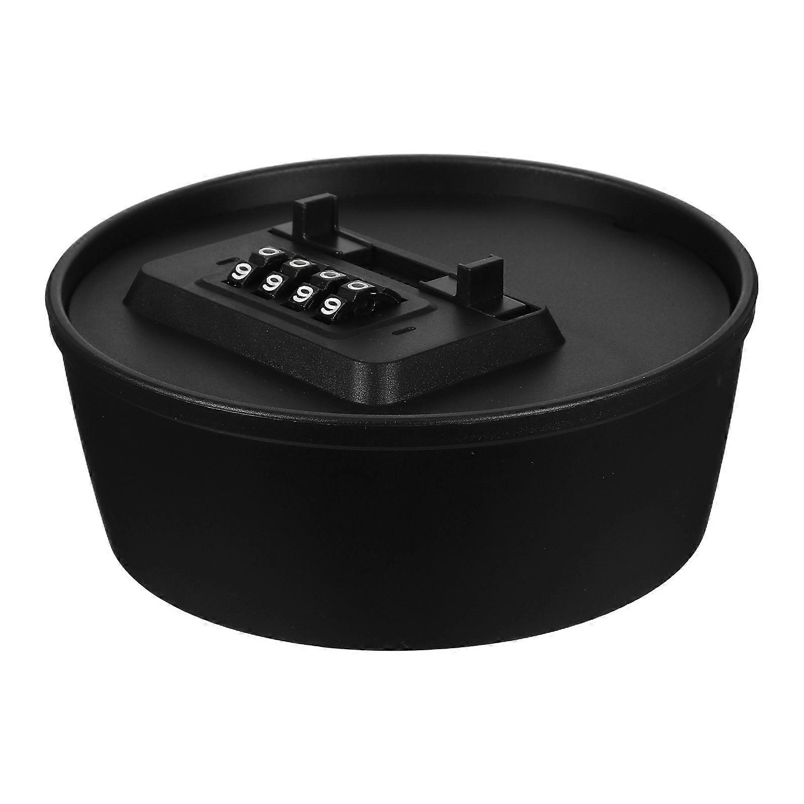 Key Lock Box for Outside Code Combination Lock Box Black ABS