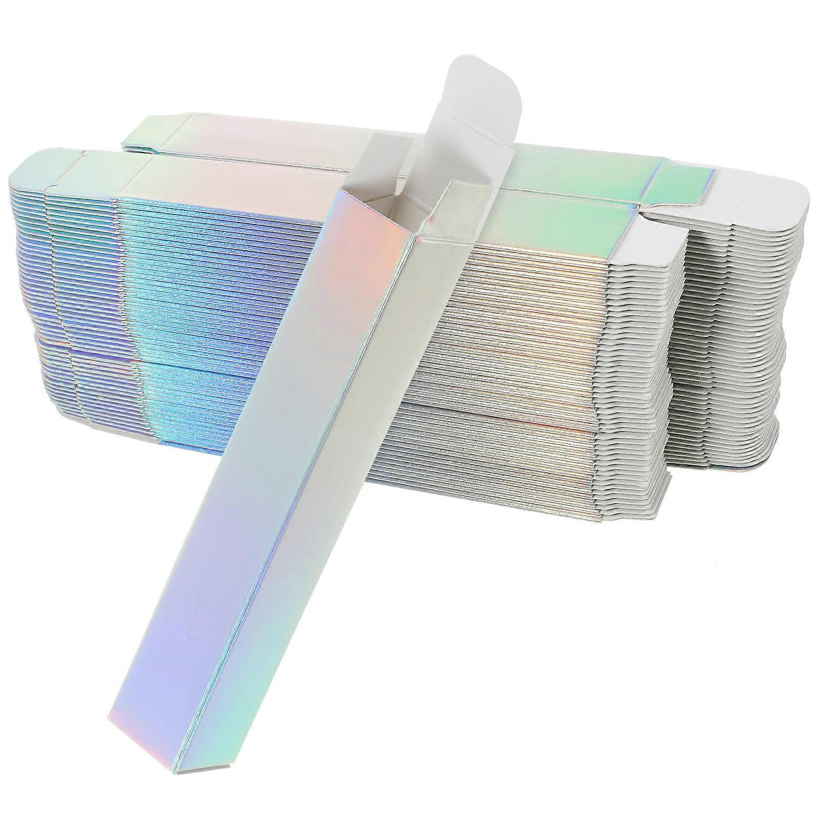 Paper Lipstick Container Boxes for Storage 50Pcs Multi Color Aluminium Foil