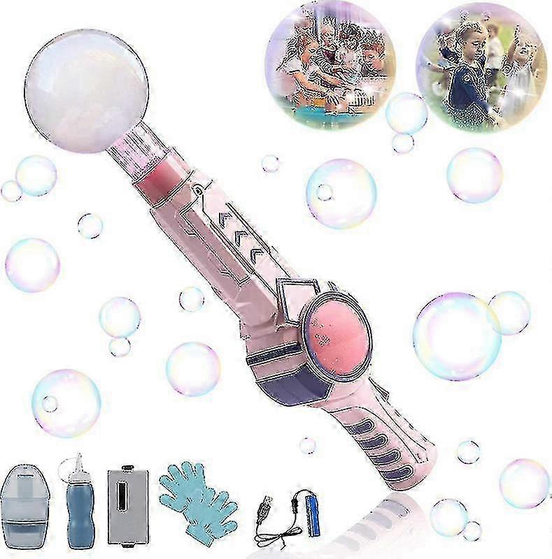 25-26 Elastic Smog Bubble Machine, Automatic Magic Smoke Bubble Blower Machine