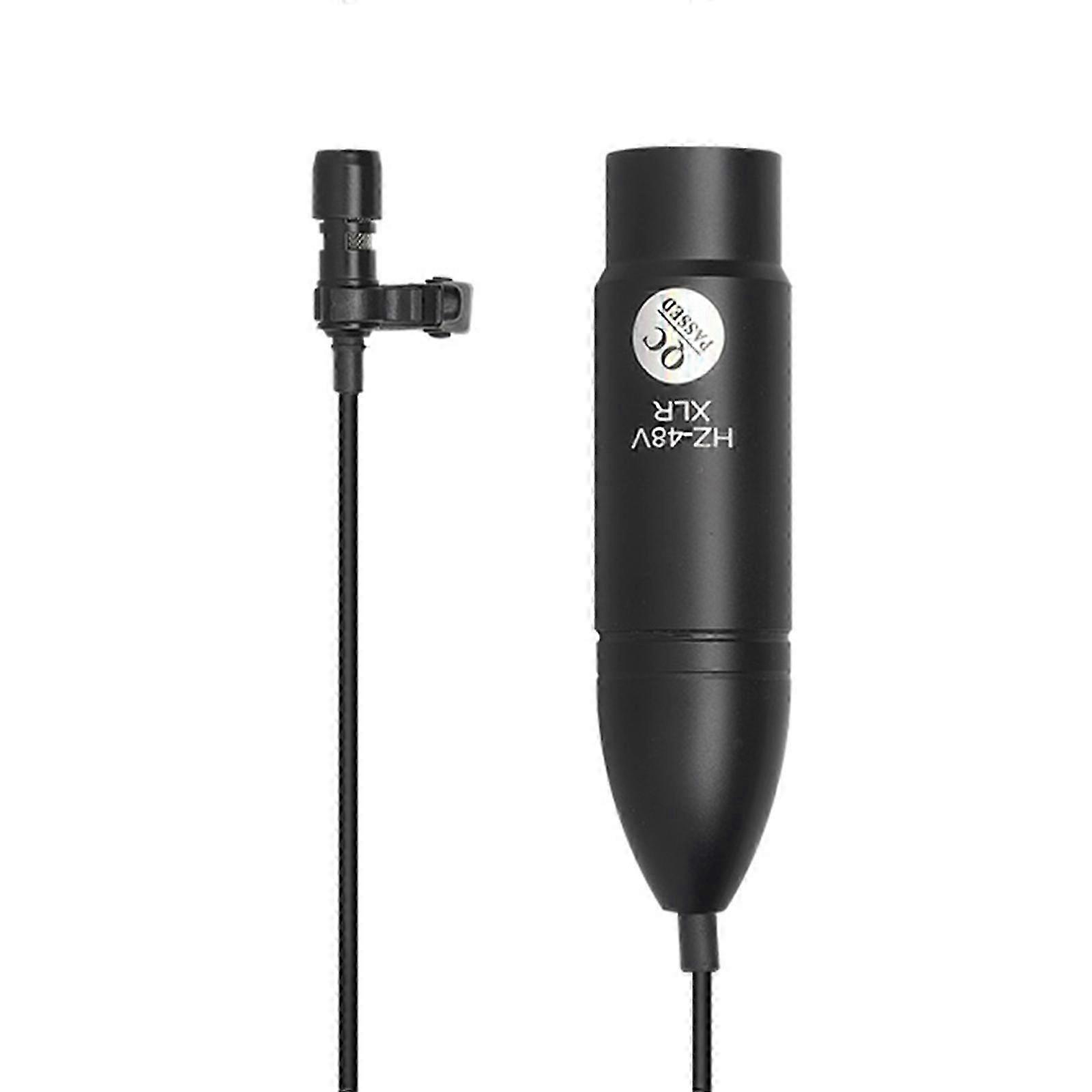 Professional 3Pin AdapLavalier Lapel Microphone, Omnidirectional Condenser Mic for Interviews Record 25-26