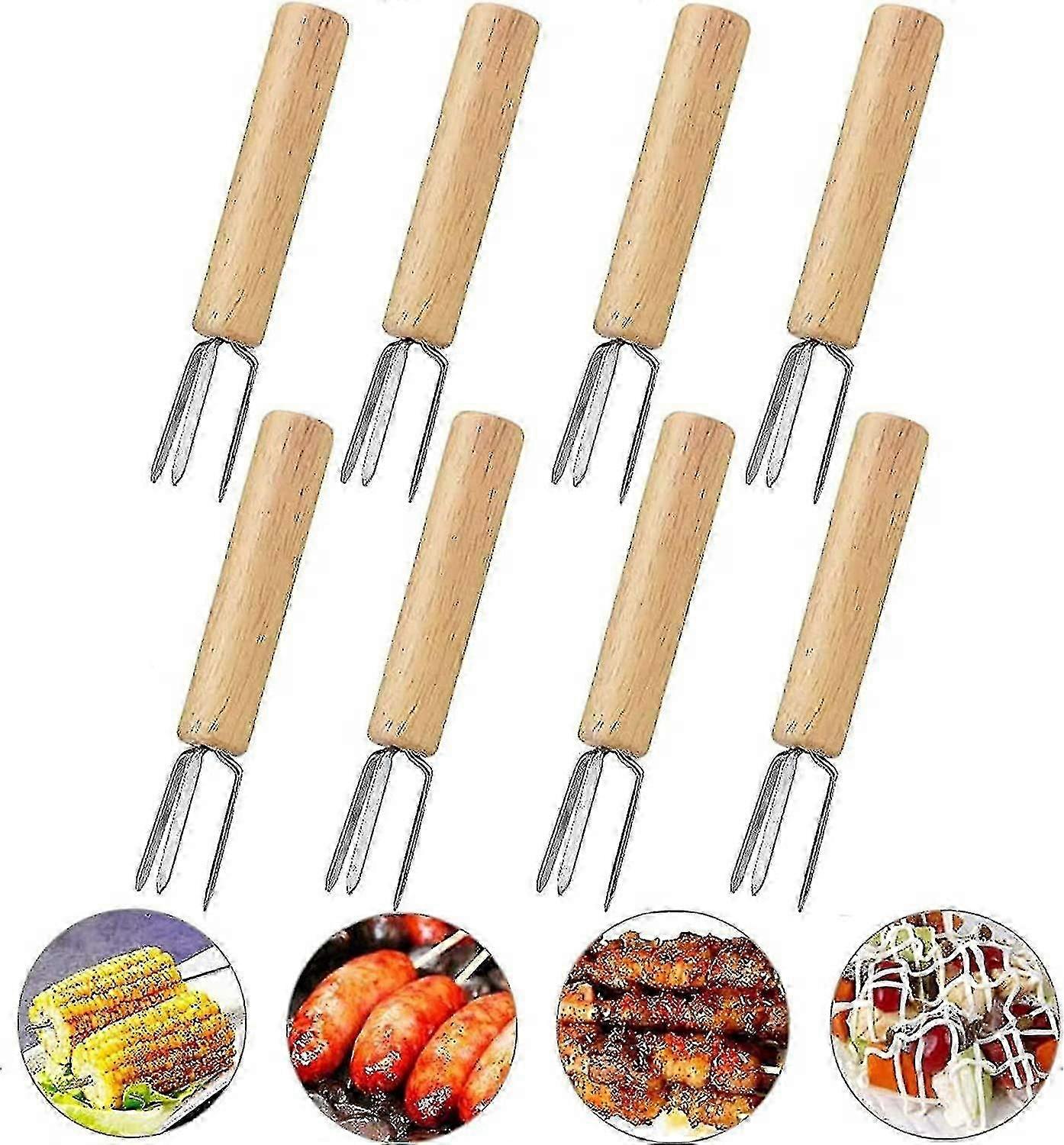 Corn Cob Skewers Cob Holder 25-26