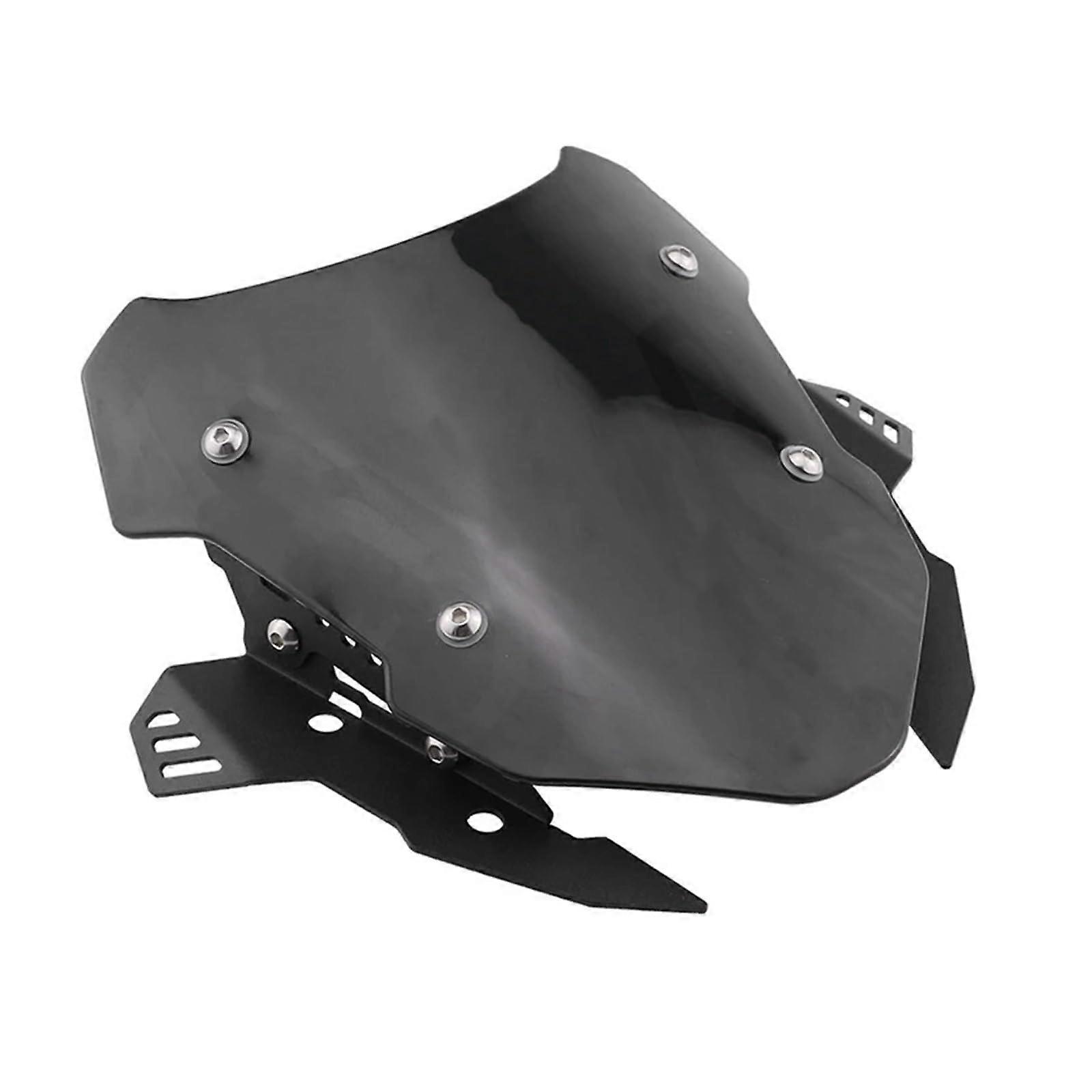 Motorcycle Windshield for Yamaha MT15 20192024 ABS Windscreen Extension Kit Wind Protection Black