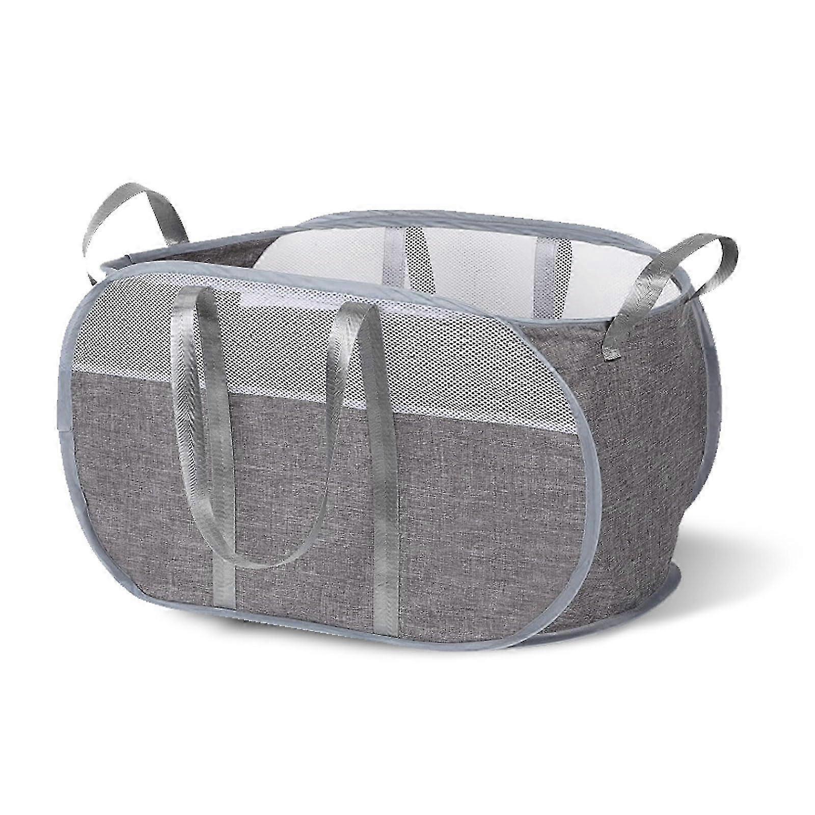 Collapsible Laundry Basket for Dorm with 65L Capacity 26-27s