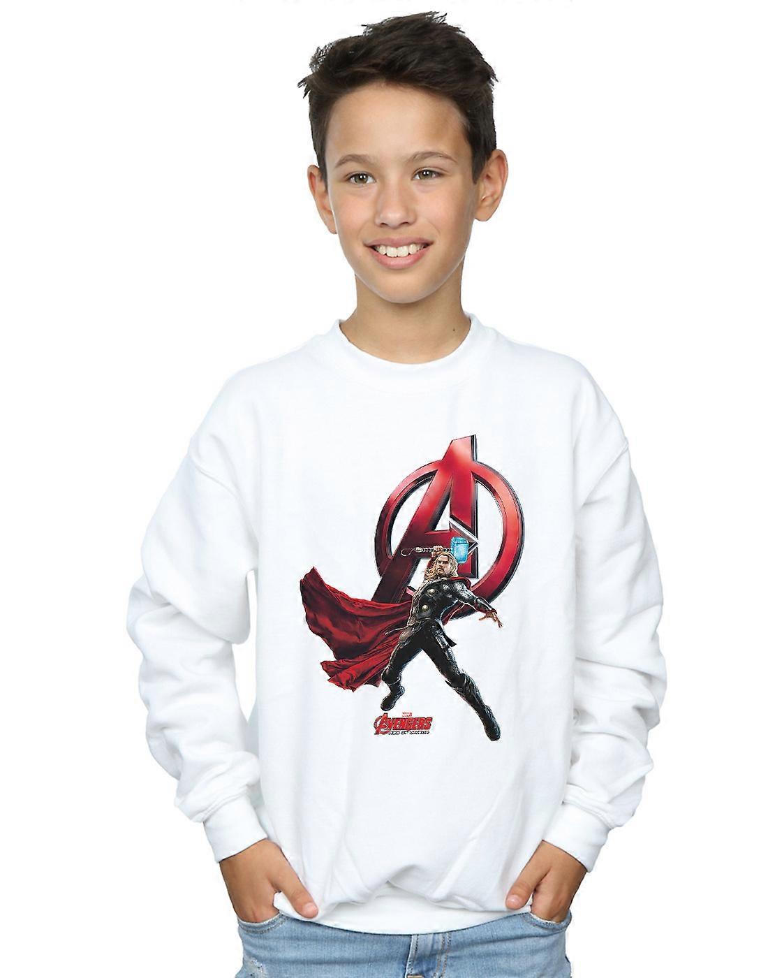 Marvel Boys Thor Pose Sweatshirt