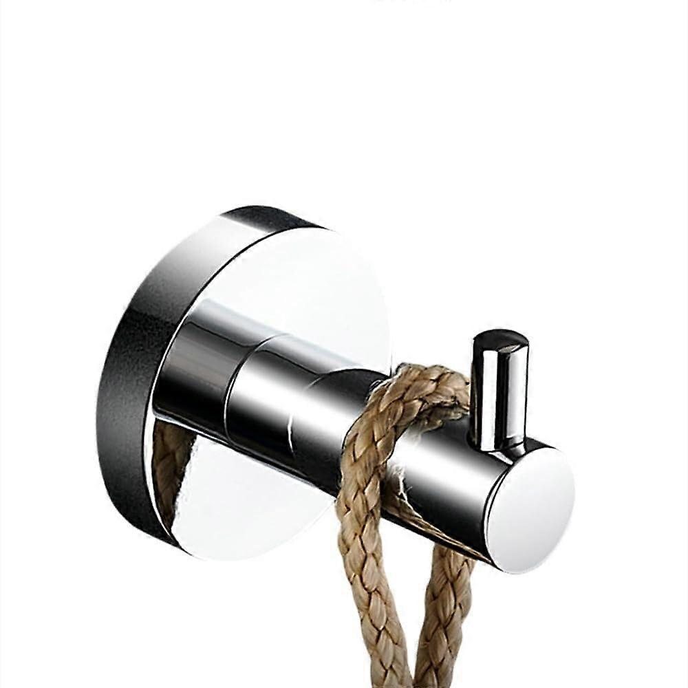 Luxury Chrome Brass Wall Hook Rustproof Waterproof Towel Coat Clothes Hook for Bathroom Kitchen