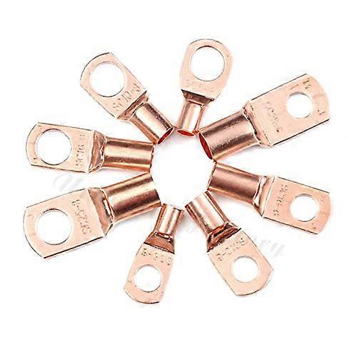 10pcs Copper Lug Ring Terminals SC4SC35 Set for Battery and Electrical Wiring  Conductivity