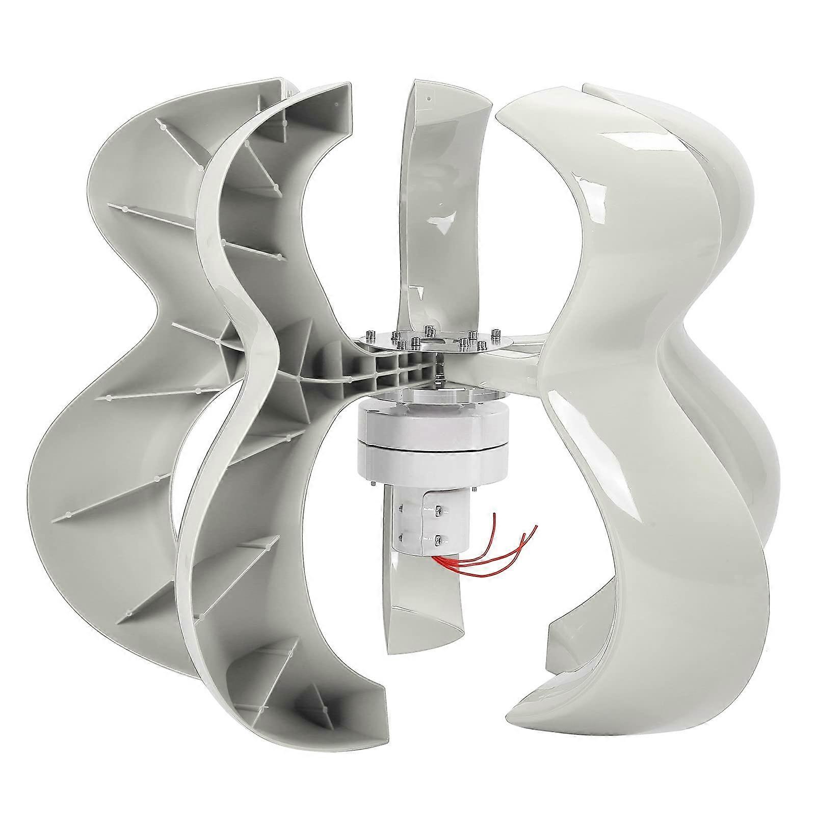 600W Wind Turbine Generator 12V Kit with Controller, FiveBlade Design for Wind Solar Hybrid Power