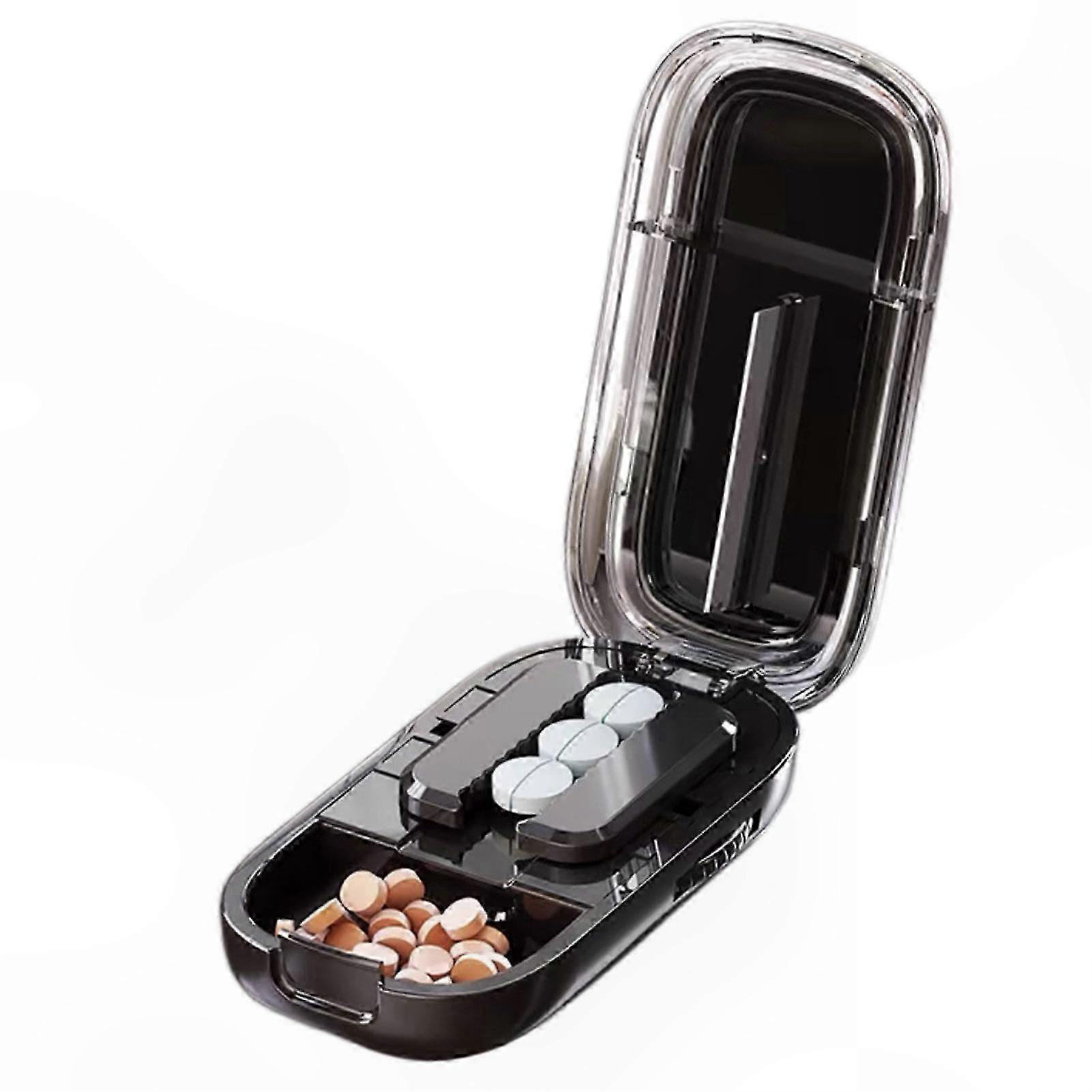 Precision Pill Cutter with Adjustable Alignment for All Ages