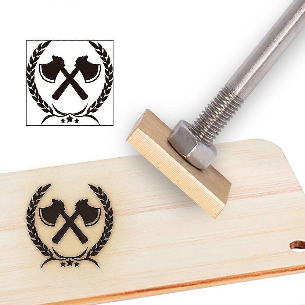 Stamping Embossing Soldering Brass with Stamp for Cake/Wood Other Pattern 30mm