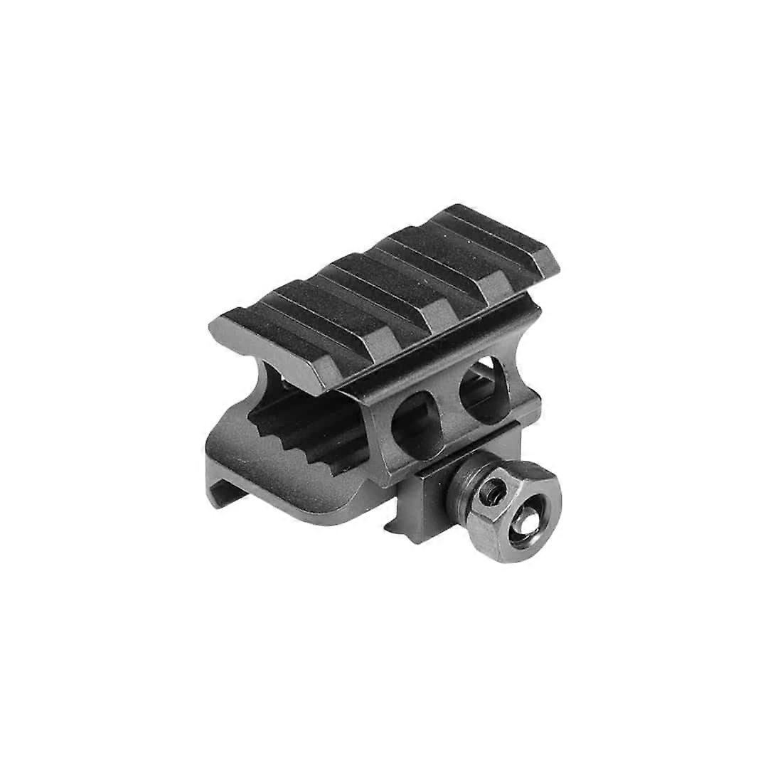 Picatinny Rail Mount 4 Slots Scope Riser See Through 21mm Aluminum Height Increasing Adapter
