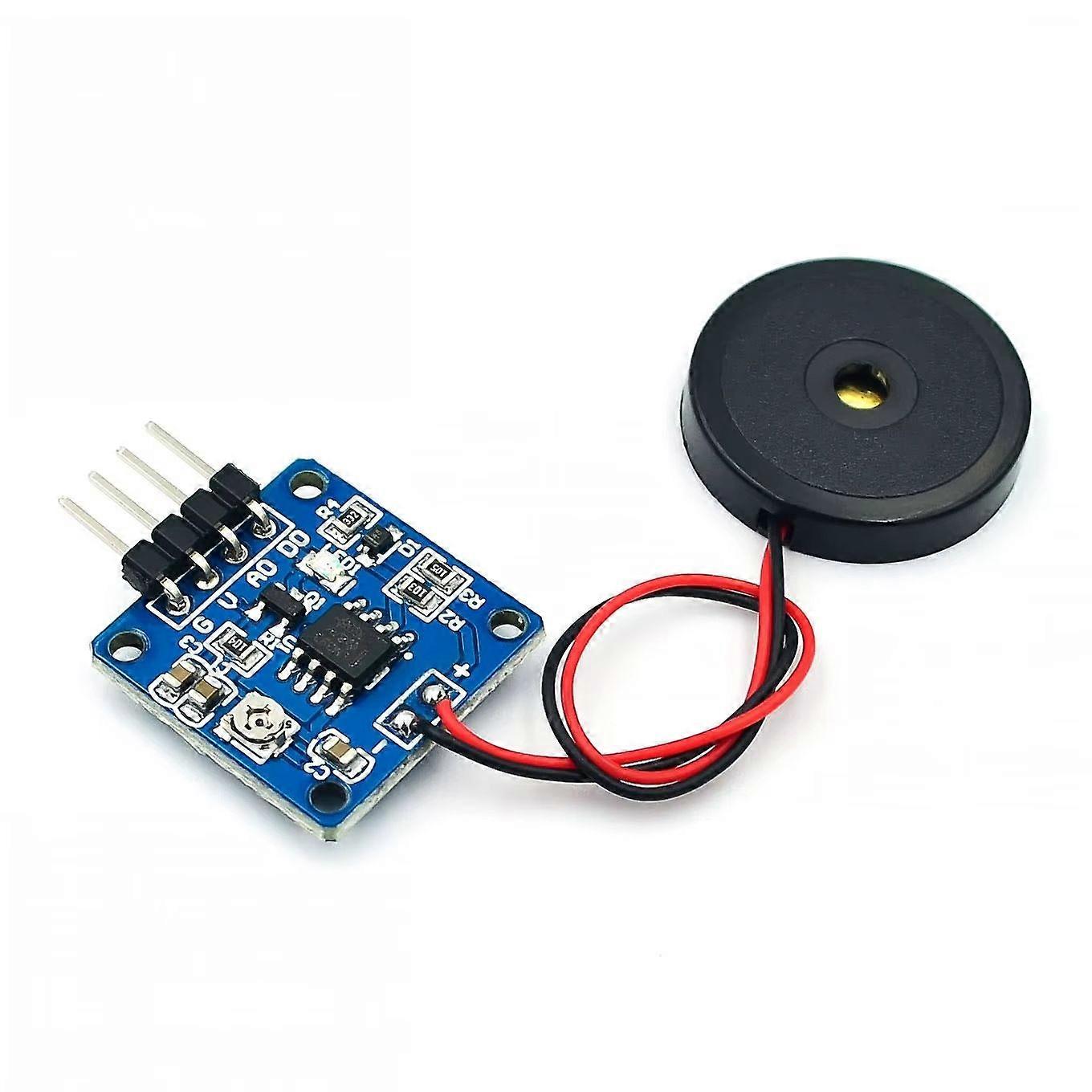 2PCS Piezoelectric Vibration Tapping Sensor Module Vibration Switch Module Mini Vibration Motors Min