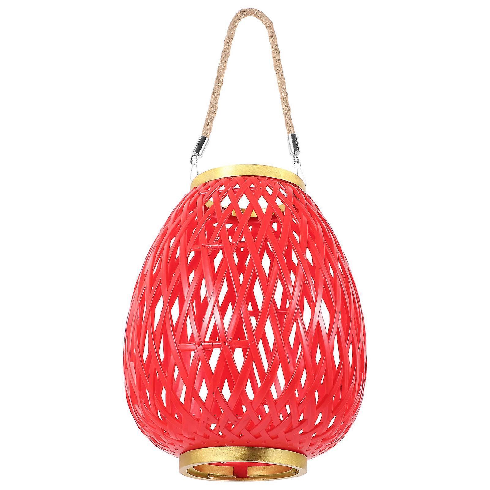 Lantern Making Lamp Accessory Woven Lamp Cover Small Lampshade Red
