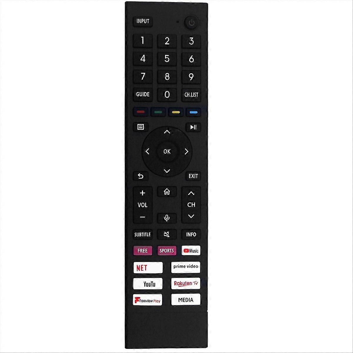 Replace ERF3A80 Remote for 4K Android UHD Smart TV