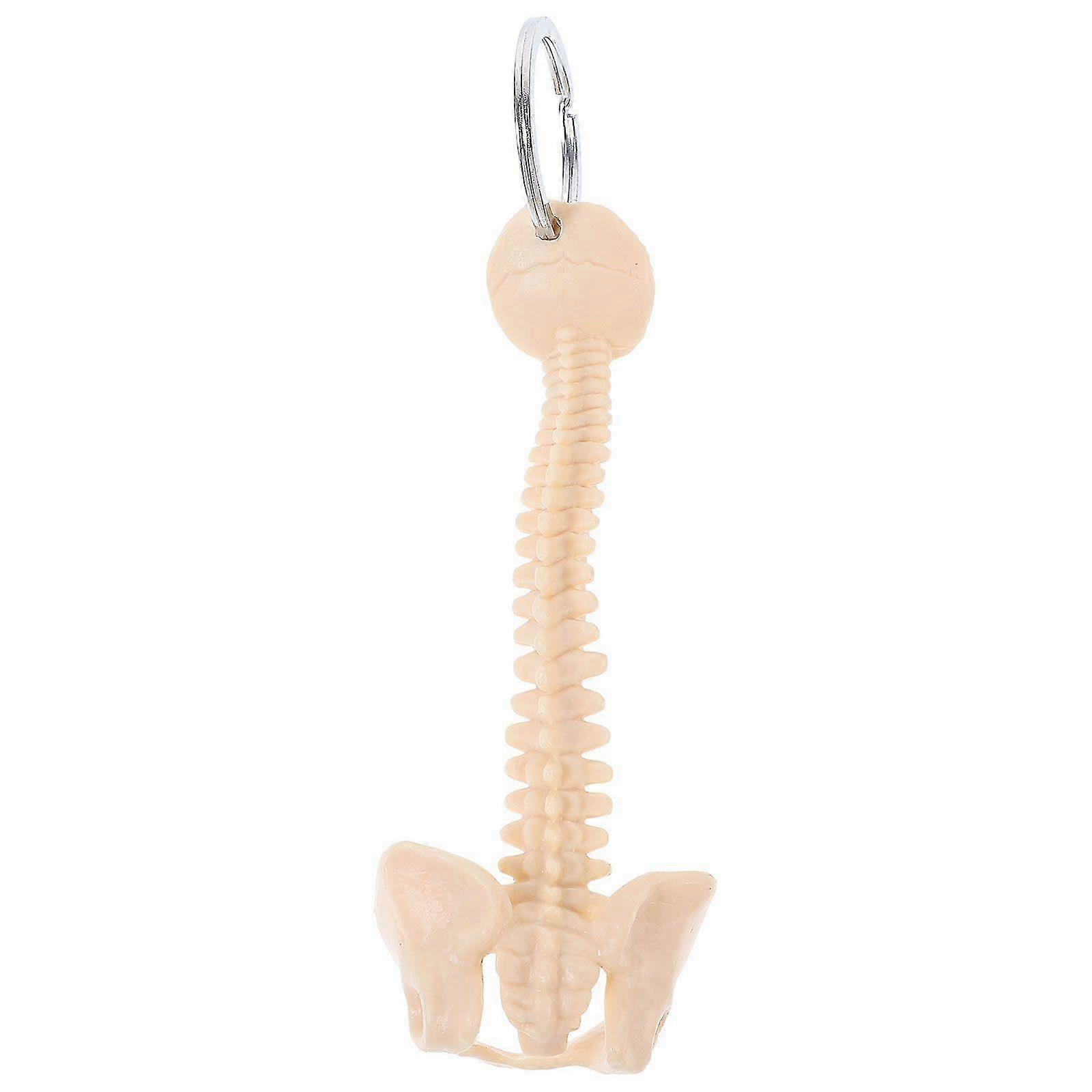 Spine Themed PVC Keychain Skeleton Keyring Accessory