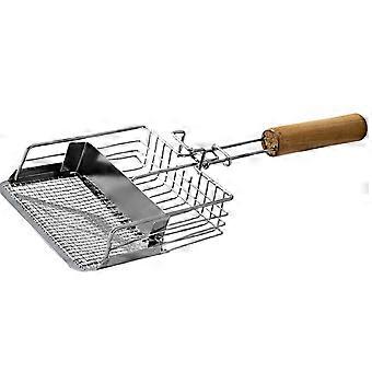 Metal Cat Litter Scoop with Wooden Handle, Heavy Duty Shovel with Hook for Easy Storage