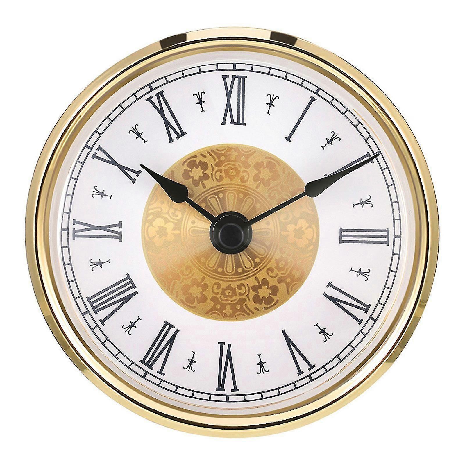 80mm Quartz Clock Movement Insert with Numbers for DIY Craft