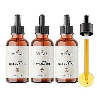 1-3X Vital Strähnen Bio Batana Öl für das Haarwachstum für alle Haartypen 60ml