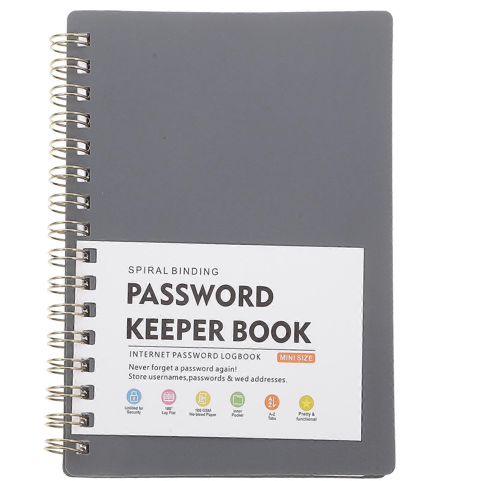 Password Book with Alphabetical Tabs for Practical Password Organization