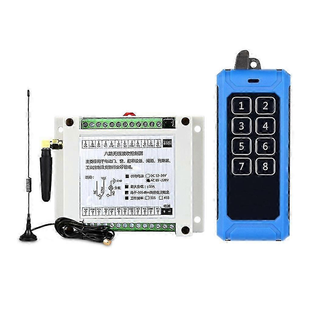 Wireless Remote Control Switch Dc 5v-260v 8ch Relay Receiver Module 8 Channel