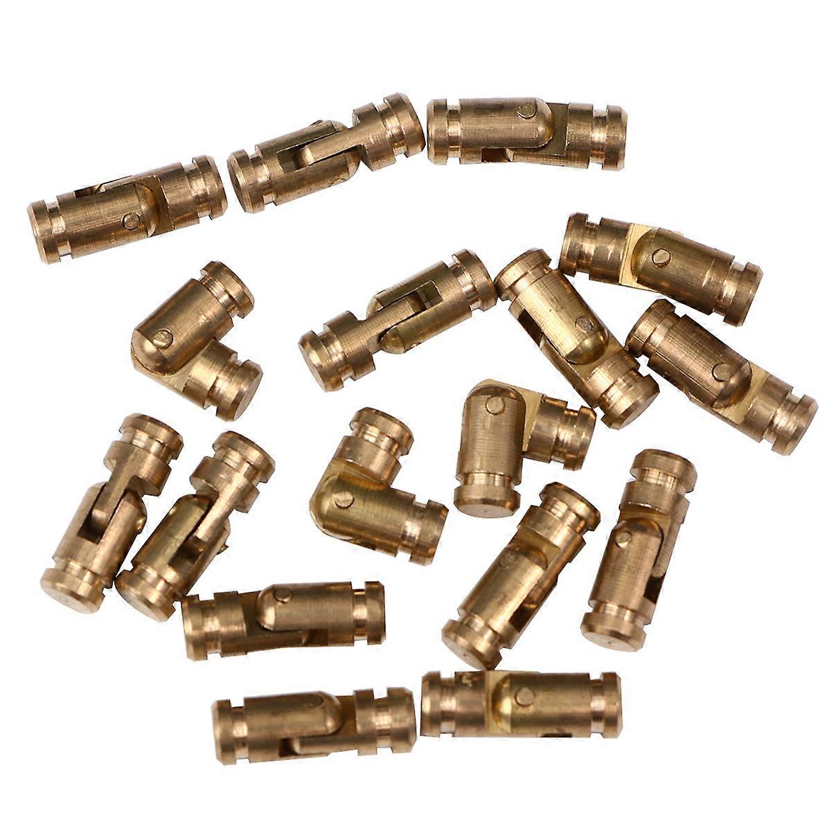 Spring Hinge Copper Cylindrical Hinge for Case Boxes 50Pcs