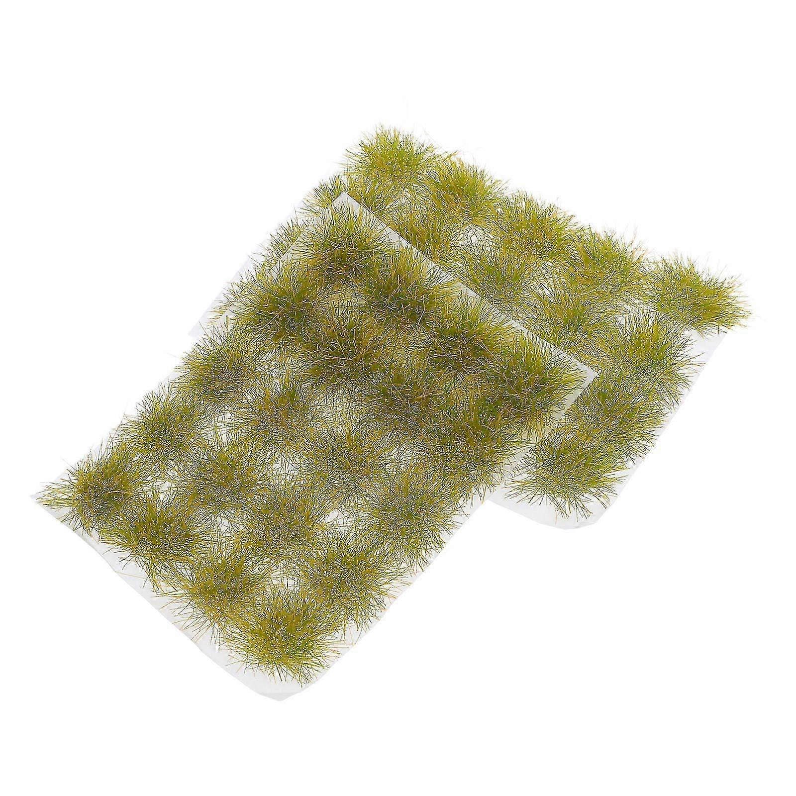 Micro Landscape Model Materials Mini Static Grass Tufts for Crafts 40Pcs