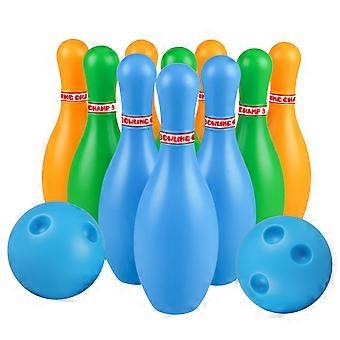 Bowling speelgoed voor kinderen, plastic educatieve set (2 sets)