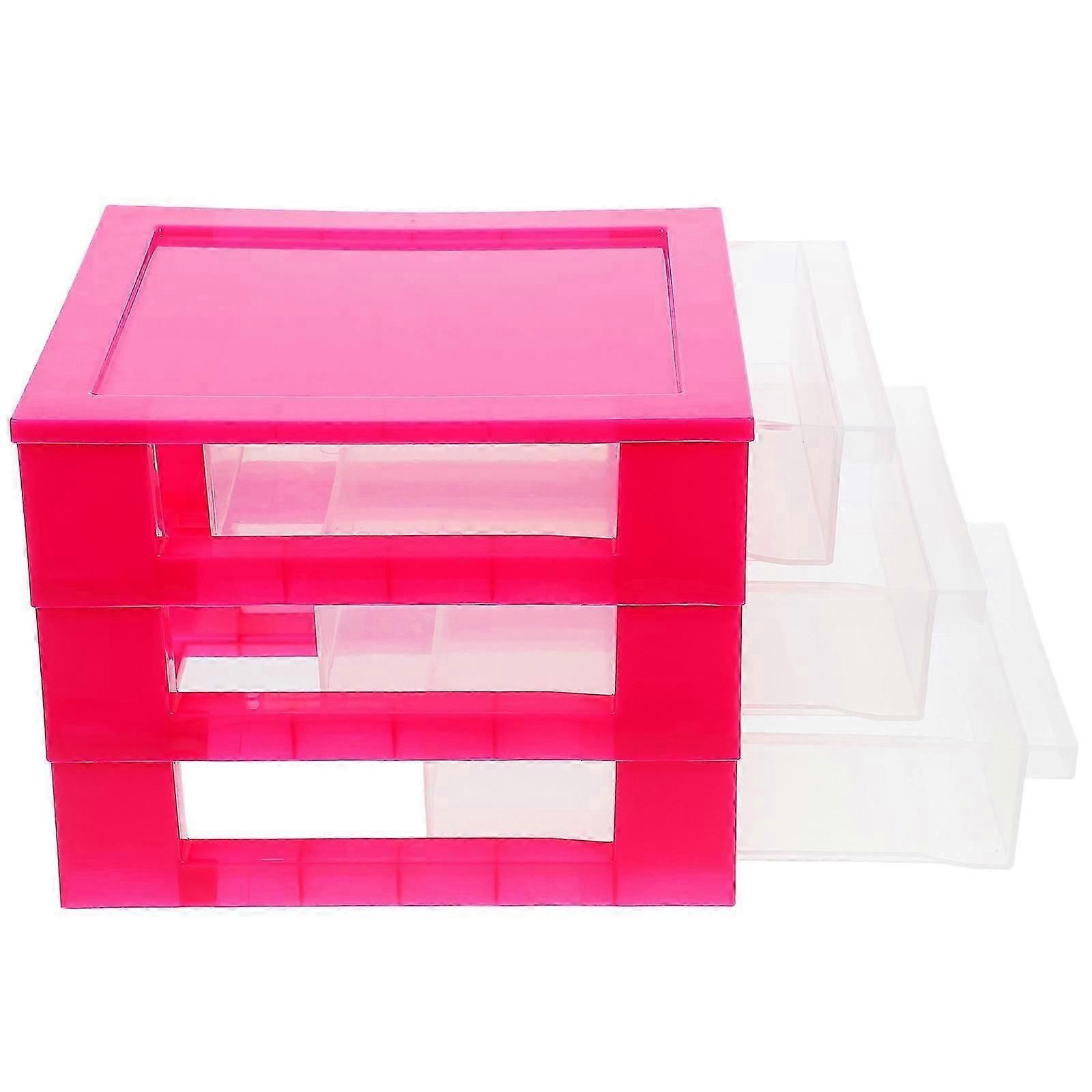 Multi-Layer Plastic Storage Solution For Home Office Use Shatter-Resistant Material 1Pack