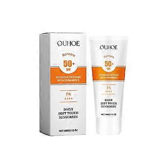 Ouhoe protective cream - gentle on facial & body skin, non-greasy, non-whitening, protective, moisturizing, & uv-blocking cream for for daily skin car