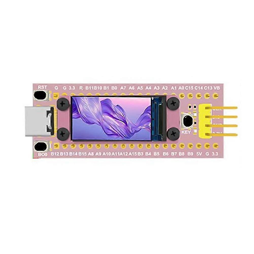 0.96 Inch LCD TFT Color Screen Display STM32 TFT Development Board Core Board ARM Microcontroller Type C STM32F103C8T6 A