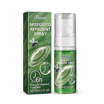 Outdoor Mosquito Repellent Spray - 60 ml langanhaltendes natürliches Insektenschutzmittel mit Mentha Arvensis, Rosmarin und Mutterkraut-Extrakten, beruhigt die Haut und schützt die Haut