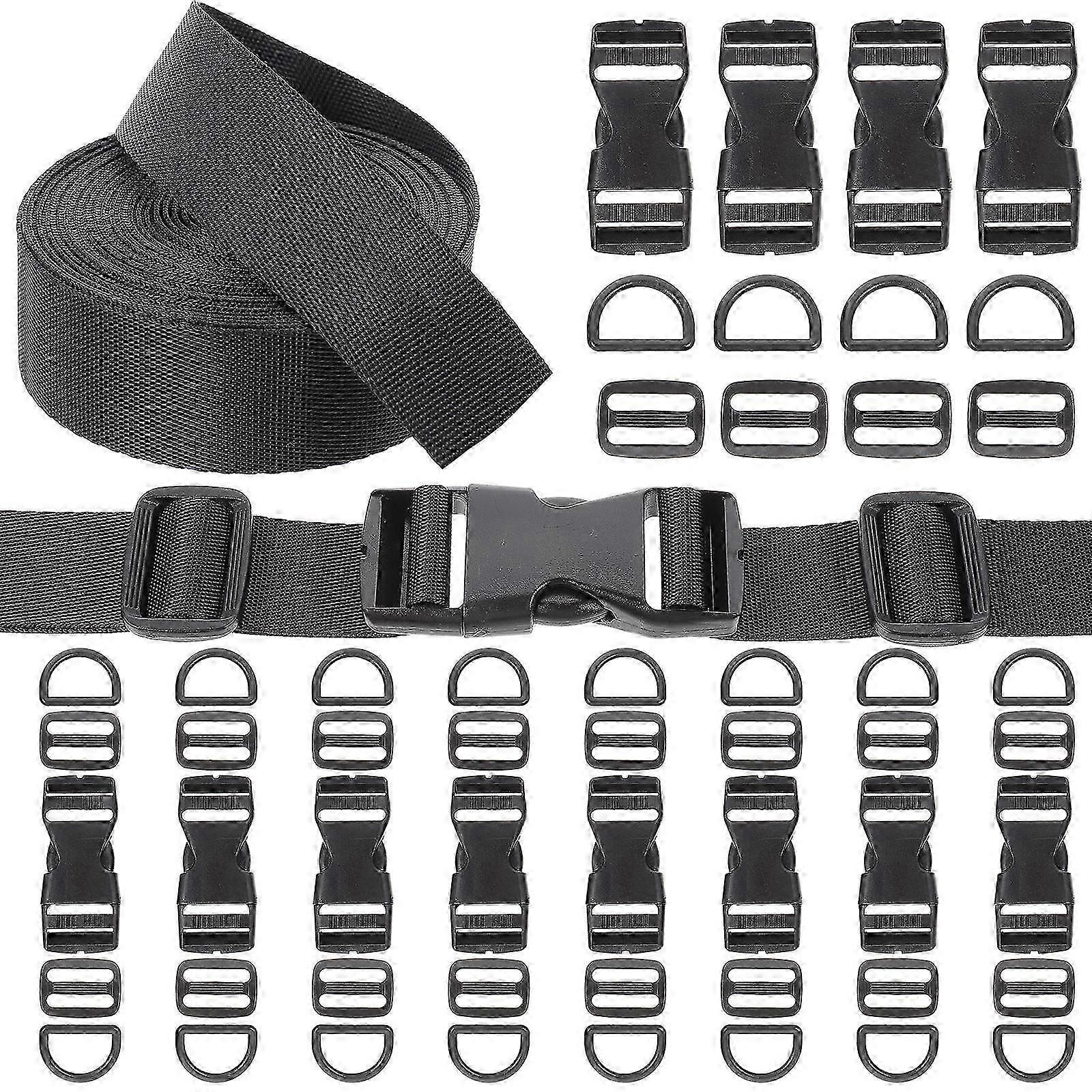 Quick Side Release Buckle Straps Kit for Handbags - 1 Set