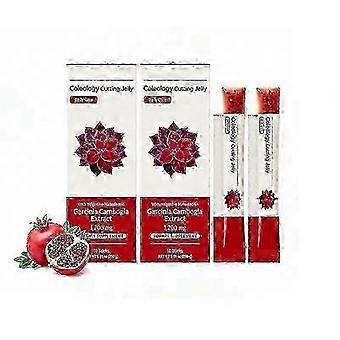 FOODOLOGY Coleology Cutting Stick Jelly (Pomegranate) Dietary Fiber Supplement for Healthy Weight Management, Chia Seeds & Garcinia Cambogia-dmz2