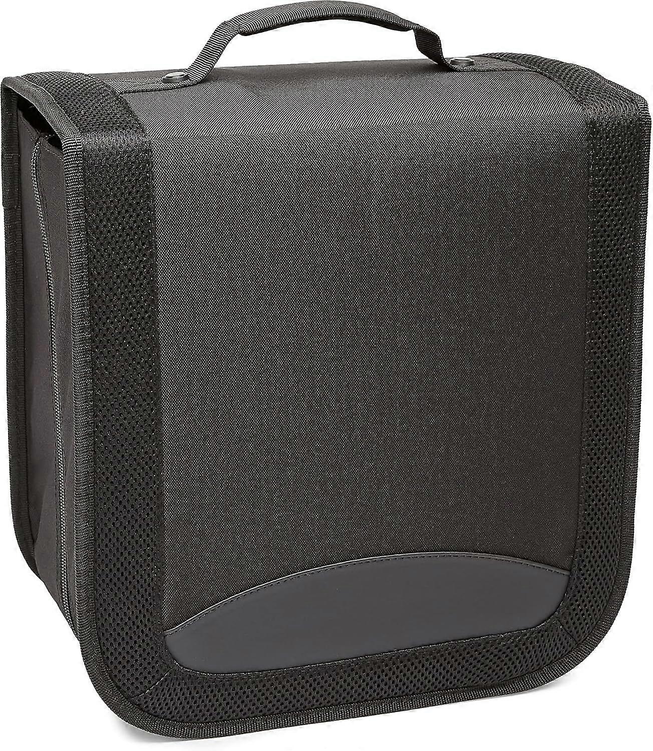 Polyurethane CD/DVD Binder, 400-capacity, Black  400-capacity