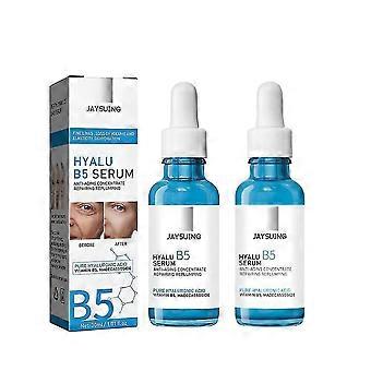 2 stk. Hyalu B5 Hyaluronsyre Serum Triple Anti-aging Anti-rynke Koncentrat Reparerende Essens, Genopfyldende Hud Glat 30 ml S04