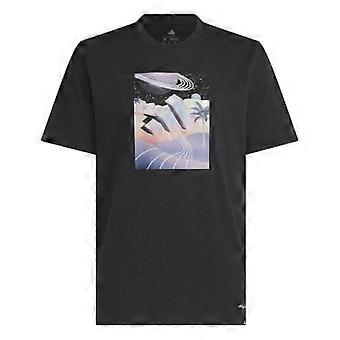 Camiseta Adidas Masculina com Logo Galaxy