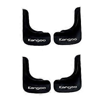 For Renault Kangoo Mudguards 4 stk. mellom1998-2007. Fleksibel plast Fender A + Kvalitet Automotive tilbehør tuning bil