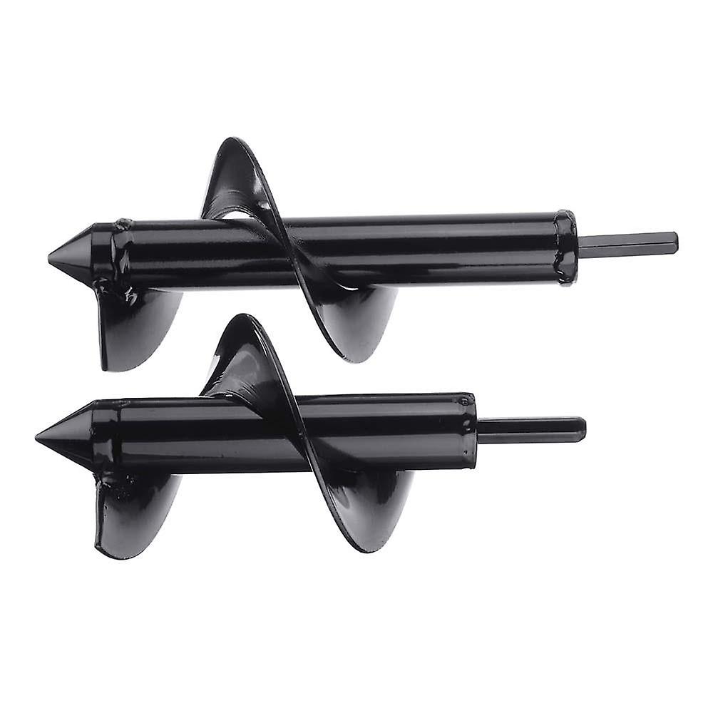 8X18/8x22cm Garden Auger Small Earth Planter Post Hole Digger Earth Planting Auger Drill Bit For Electric Drill