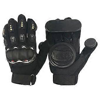Skateboard Handschuhe Standard Longboard Drift Bremse Drehen Handschuhe Outdoor Skate Schwarz
