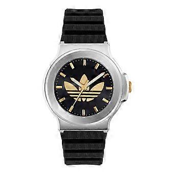 Adidas Unisex Watch EXPRESSION THREE Silicone Black AOFH25503