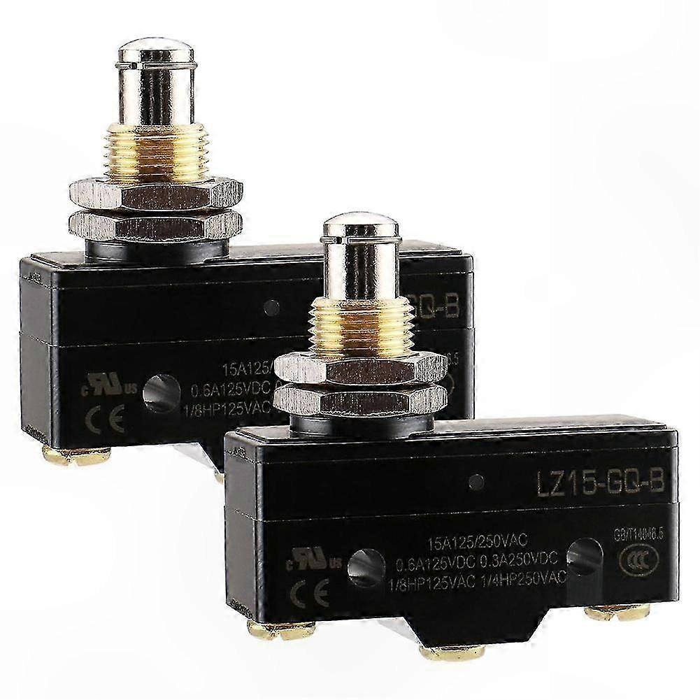 LZ15-GQ-B (Z-15GQ-B) Panel Mount Plunger Micro Switch, Basic Switch