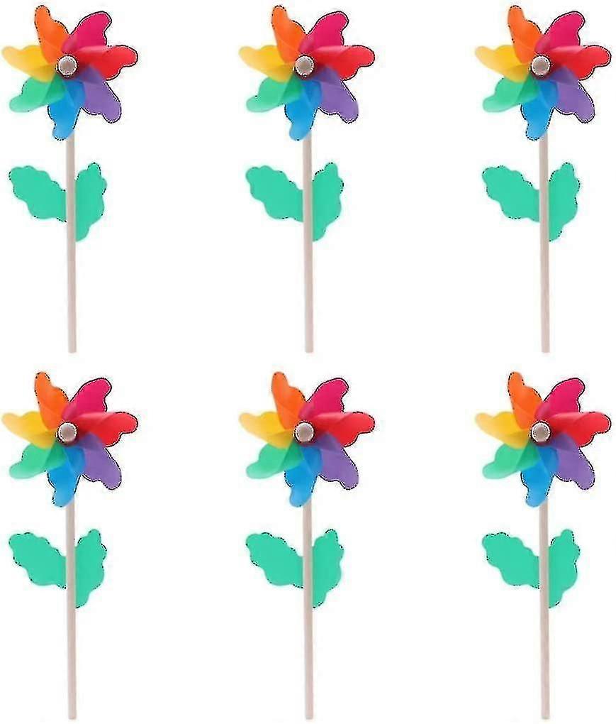 10 Pieces Wind Chimes Windmill Windmill,12cm