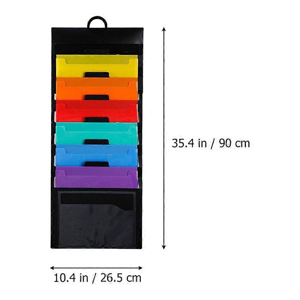 Expandable file folder, wall-mounted file folder, handheld file organizer, file