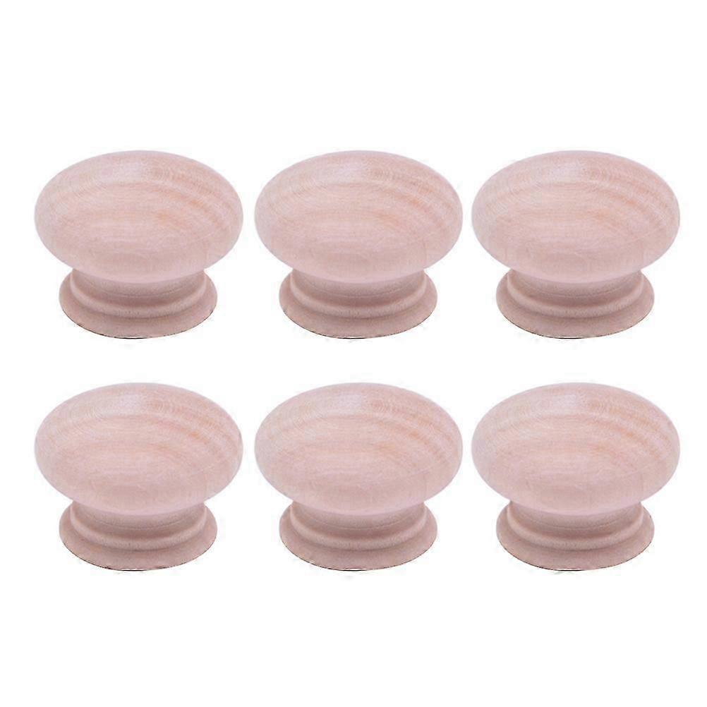 Wood Drawer Knobs Round Cabinet Knob Pull Handle 45Pcs for Drawer Use