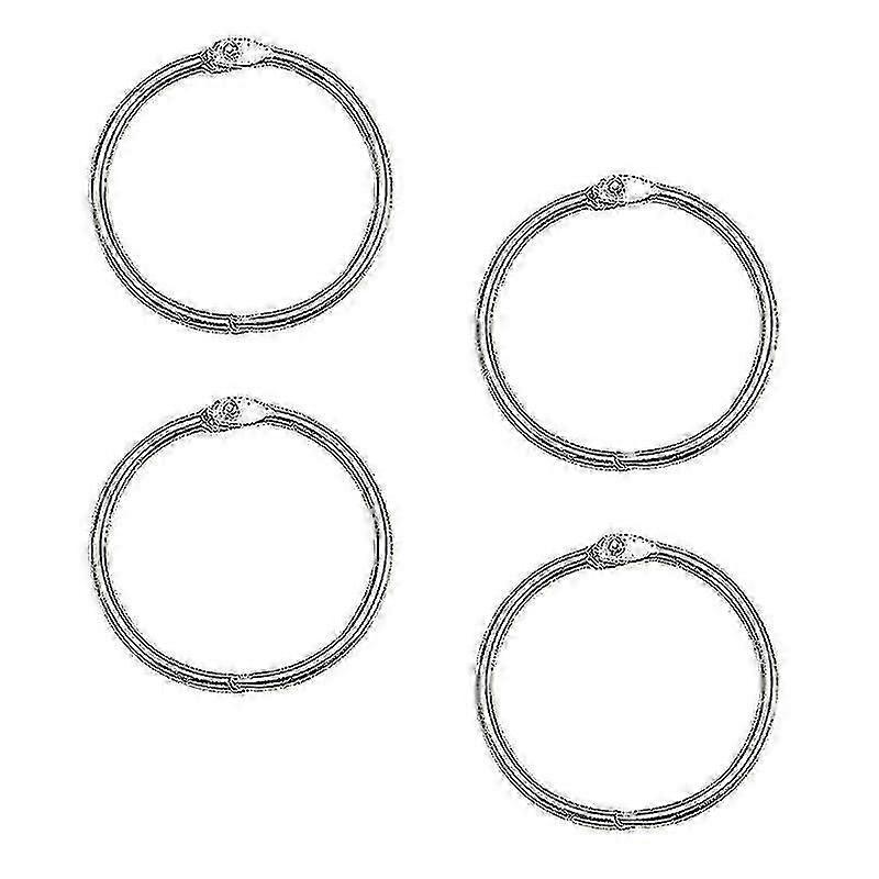 25pcs Loose Leaf Binder Rings