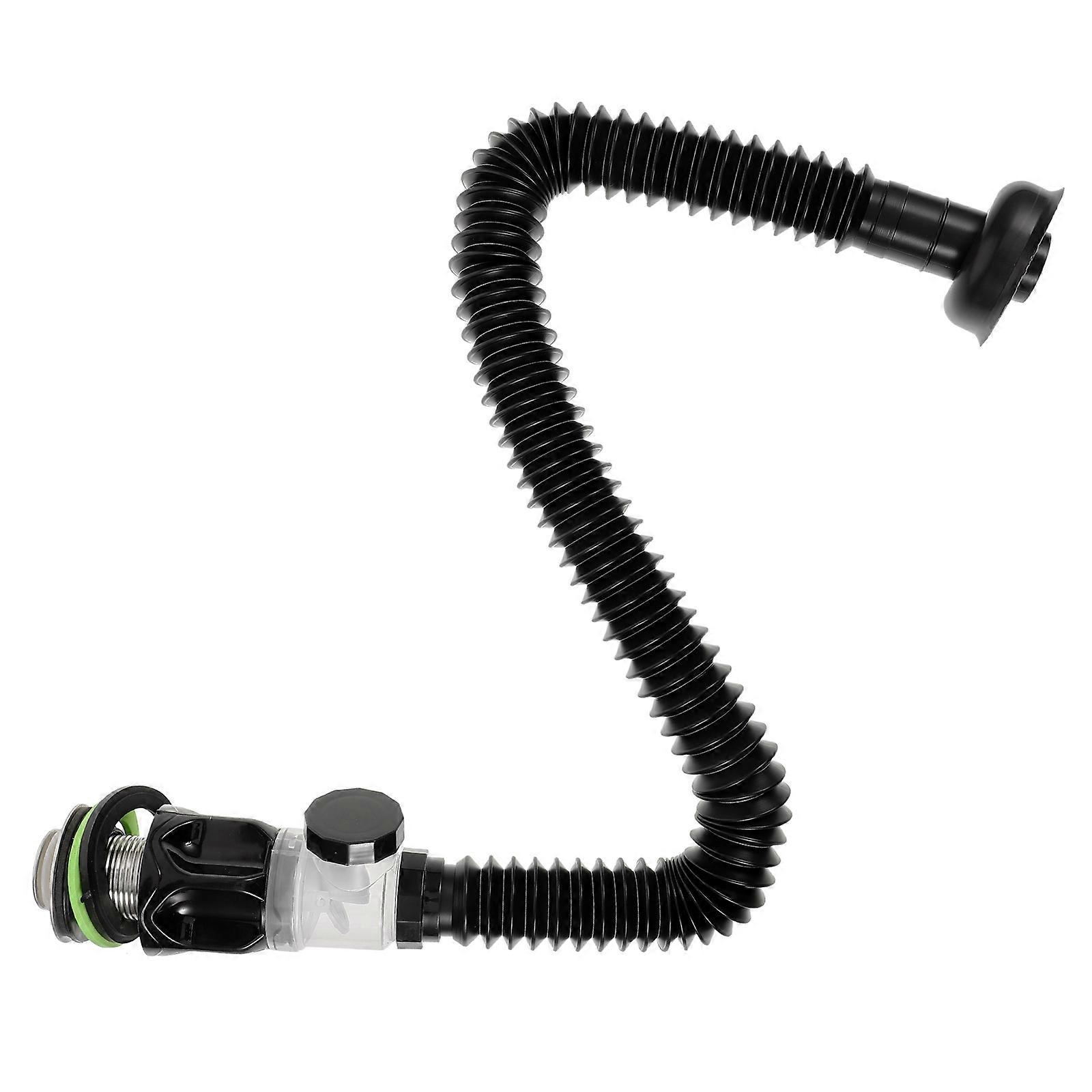Basin Drain Pipe for Kitchen 1Set Black Durable Replacement Kit