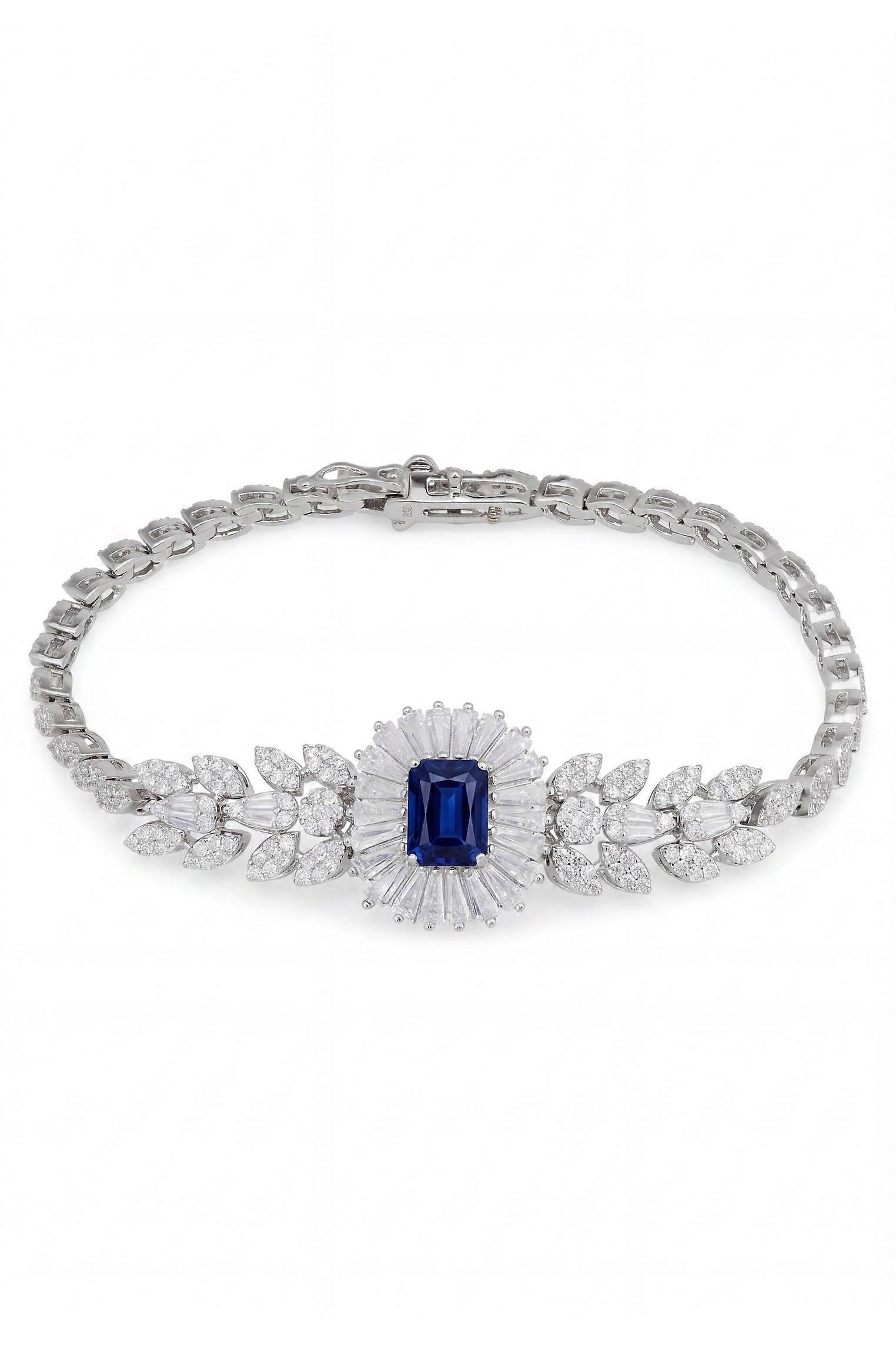 Countess Gemstone Bracelet Sapphire Silver
