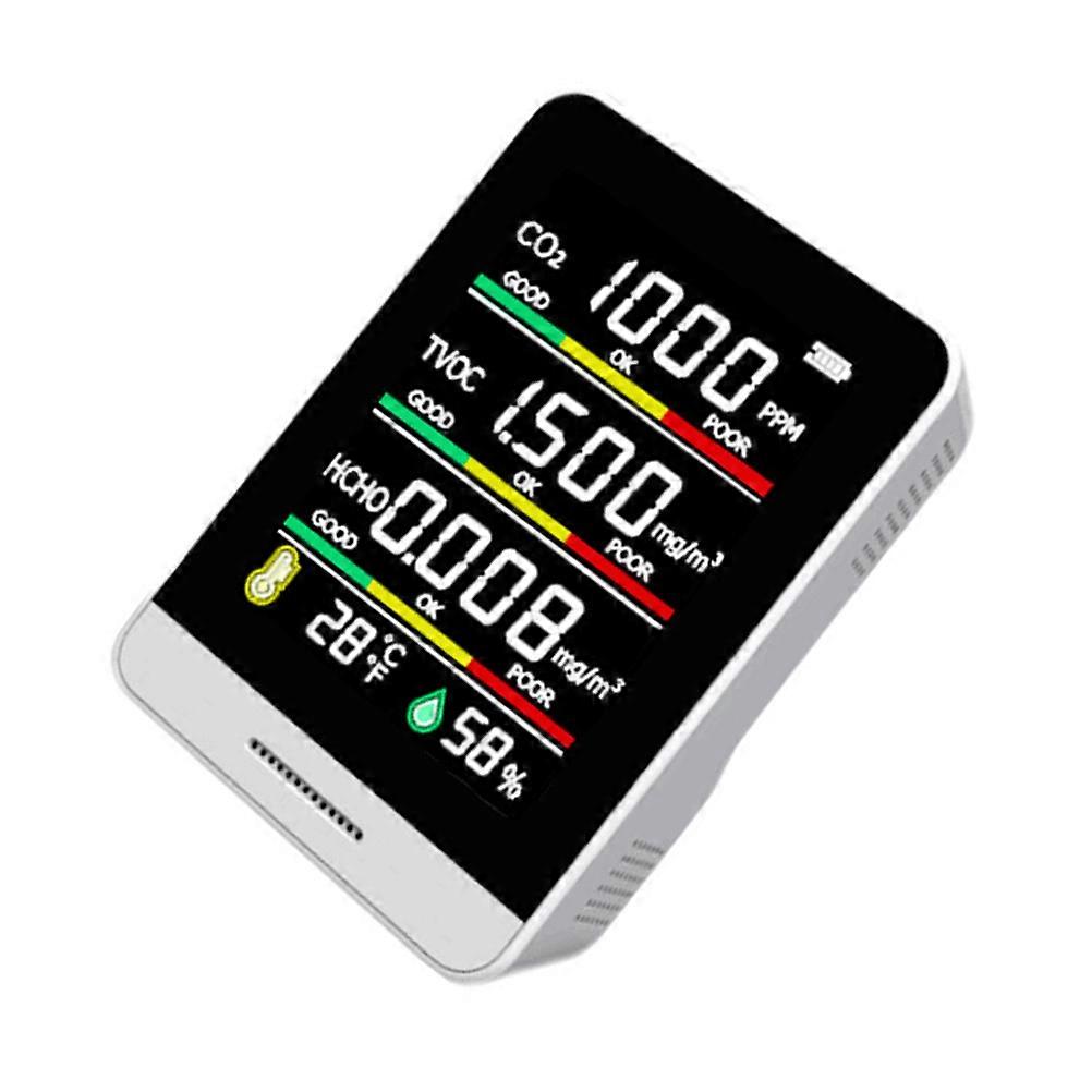 Transduser luftkvalitetsmonitor Protable Co2 detektor luftgassdetektor digital