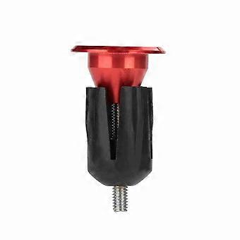 1 paire de bouchons de guidon de vlo en alliage d'aluminium (rouge)